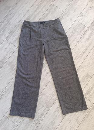 Вовняні прямі штани autograph (marks & spencer) з 57% натуральної вовни, р. s/m (uk 10 short)