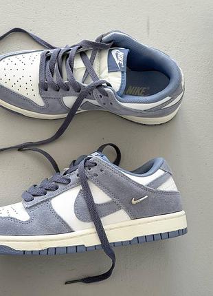 Кросівки nike dunk low premium "world indigo mini swoosh"