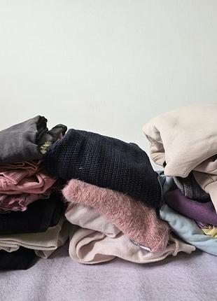 Пакет повсякденних теплих речей для дівчинки, 128 см, різнокольоровий