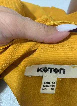 Рубашка бренд koton,38 размер 9