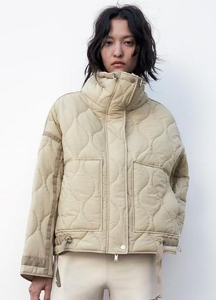 Стеганая куртка бестселлер zara