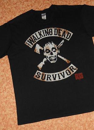 Футболка walking dead survivor/ходящие мертвецы/смерч