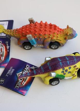 Динозавры машинки dynaforce dino wheelz 2 шт новые