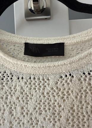 Бежевий топ zara ( s) 6