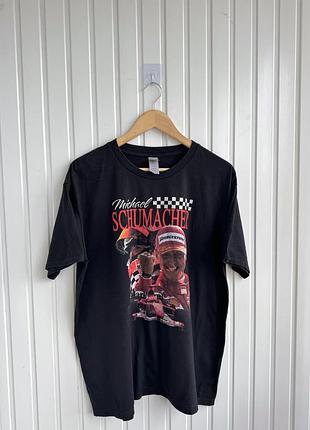 Вінтажна футболка michael schumacher  formula 1 ferrari team red bull racing шумахер gilda’s y2k vintage
