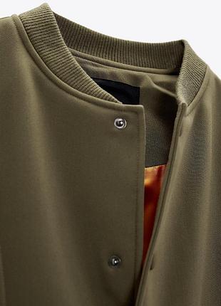Комбинированный бомбер zara 7
