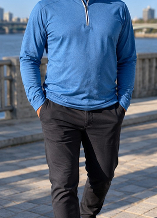 Crane l — чоловічий спортивний лонгслів 1/4 zip для бігу та тренувань