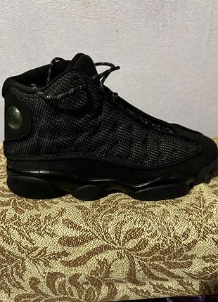 Кросівки чоловічі jordan air jordan 13 retro чорні( орігінали)