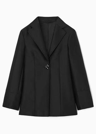 Новий. піджак з вовною cos brooch-detail wool-blend blazer оригінал.зі свіжих колекцій