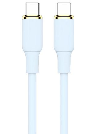 Дата кабель amaya 89cc type-c to type-c 60w (1m) blue