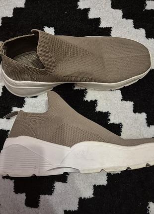 Кросівки жіночі h&m бежеві, розмір 38, довжина устілки 24.5 см