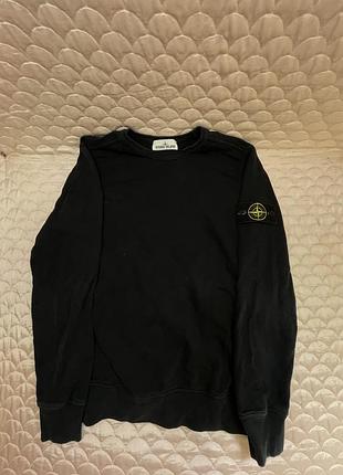 Світшот чоловічий stone island чорний