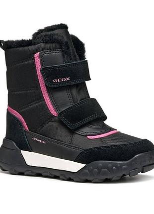 Детские зимние ботинки geox trekkyup amphibiox 24,25 р сапоги девочке
