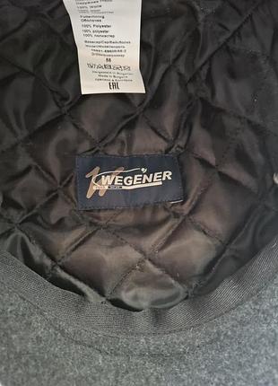 Кепка зимова wegener 56 100% вовна 6