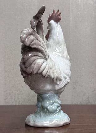 Фарфоровая статуэтка lladro «петух». 3