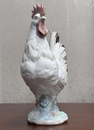 Фарфоровая статуэтка lladro «петух». 6