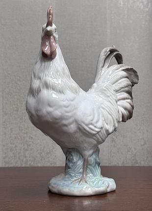 Фарфоровая статуэтка lladro «петух». 7