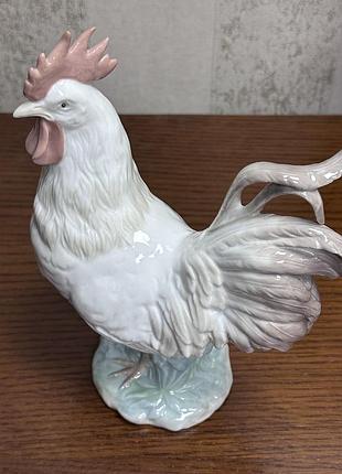 Фарфоровая статуэтка lladro «петух». 8
