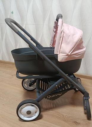 Коляска для куклы smoby maxi-cosi розовая жемчужина 3 в 1