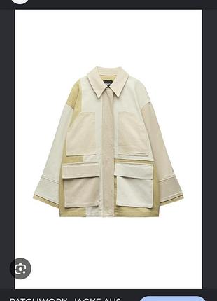Куртка zara patchwork gabardine jacket без дефектів, одіта лічені рази.розмір вказаний xs, але орієнтуйтесь по замірах.