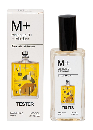 Тестер унисекс molecule 01 + mandarin escentric molecules, 63 мл