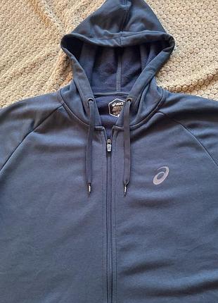 Кофта asics big asics fz hoodie 2xl