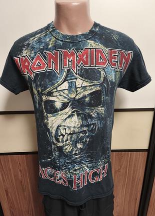 Футболка iron maiden aces high мерч