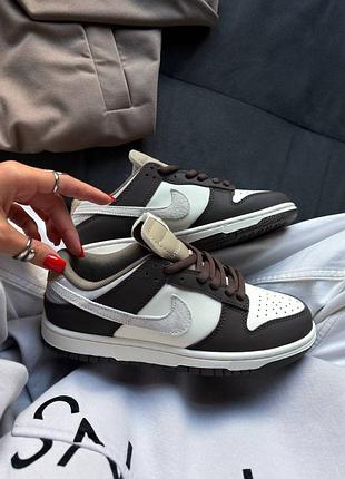 Кроссовки nike dunk low light arewood brown