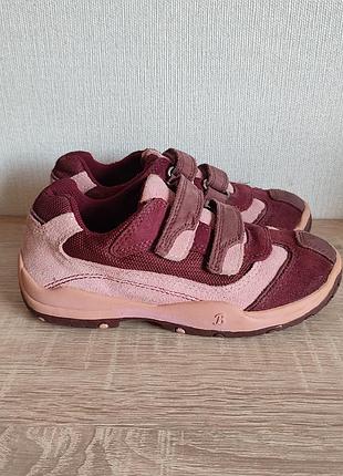 Демисезонные кожаные туфли на девочку baren-schuhe 30р. 19.5 см.