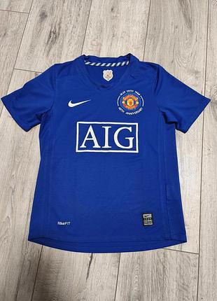 Детская футбольная футболка manchester united nike