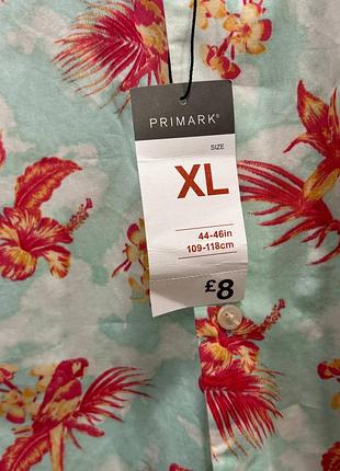 Новая гавайская рубашка primark regular fit 4