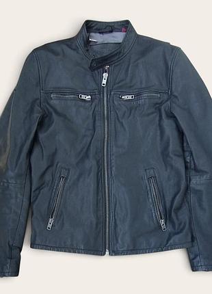 Нова чоловіча шкіряна куртка superdry.