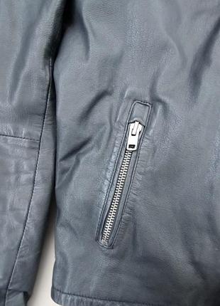 Нова чоловіча шкіряна куртка superdry. 2