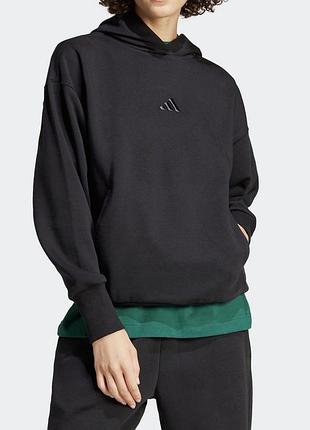Худі adidas all szn cs жіноча спортивна кофта на флісі