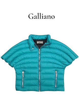 Пуховая женская жилетка john galliano (archive y2k) оригинал