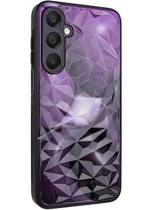 Tpu+pc чехол prisma bubblegum для samsung galaxy a15 4g/5g 3d purple