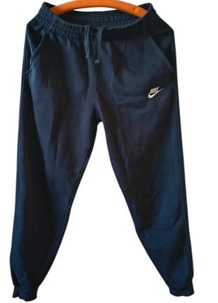 Теплые спортивные штаны джоггеры nike на флисе (оригинал, р. 147-158 см)