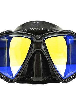 Маска marlin turbo black + yellow lens