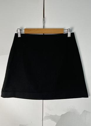 Спідниця трапеція жіноча чорна h&m, розмір s