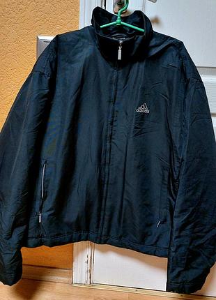 Винтажная теплая куртка adidas р xl