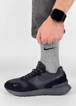 Nike phoenix waffle gtx all black 4