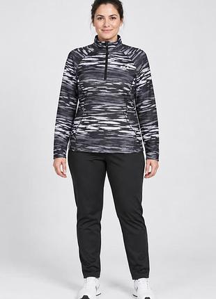 Спортивна кофта fila sport performance 1/4 zip жіноча флісова пуловер джемпер розмір l