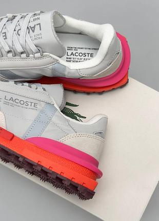 Lacoste elite active w pale grey coral