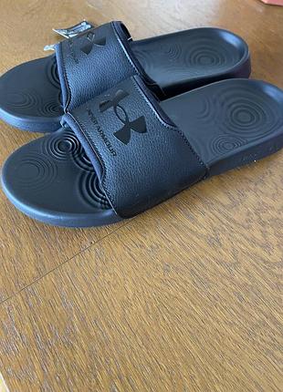 Шльопанці чоловічі under armour чорні