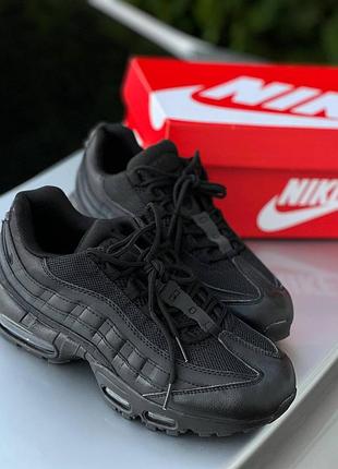 Кросівки чоловічі nike air max 95 full black