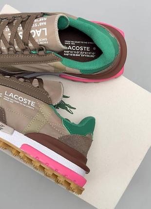 Lacoste elite active w brown green