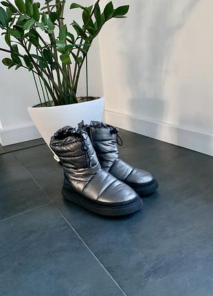 Zara зимові чоботи сапожки на дівчинку 35 розмір
