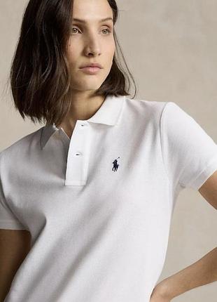 Polo ralph lauren жінече  біле поло, футболка поло, футболка