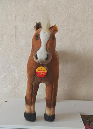 Коллекционная мягкая игрушка лошадка fellow haflinger steiff нитевичка