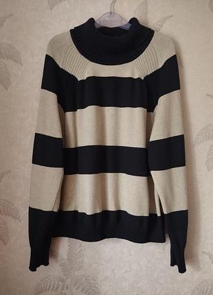 Свитер esprit с воротом из хлопка. 2
